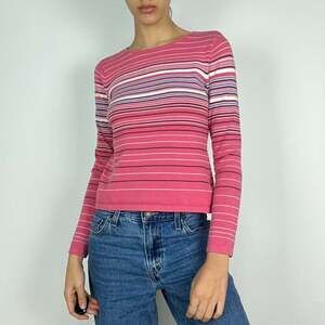 Charter Club Women's Pink and White Jumper